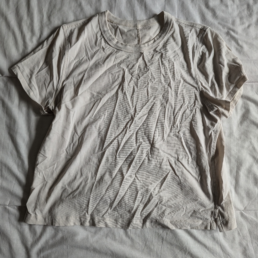 Lululemon classic-fit cotton-blend tee